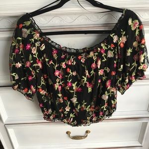 Off the shoulder Crop Top